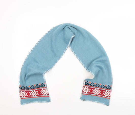 Hawkshead Unisex Blue Fair Isle   Scarf