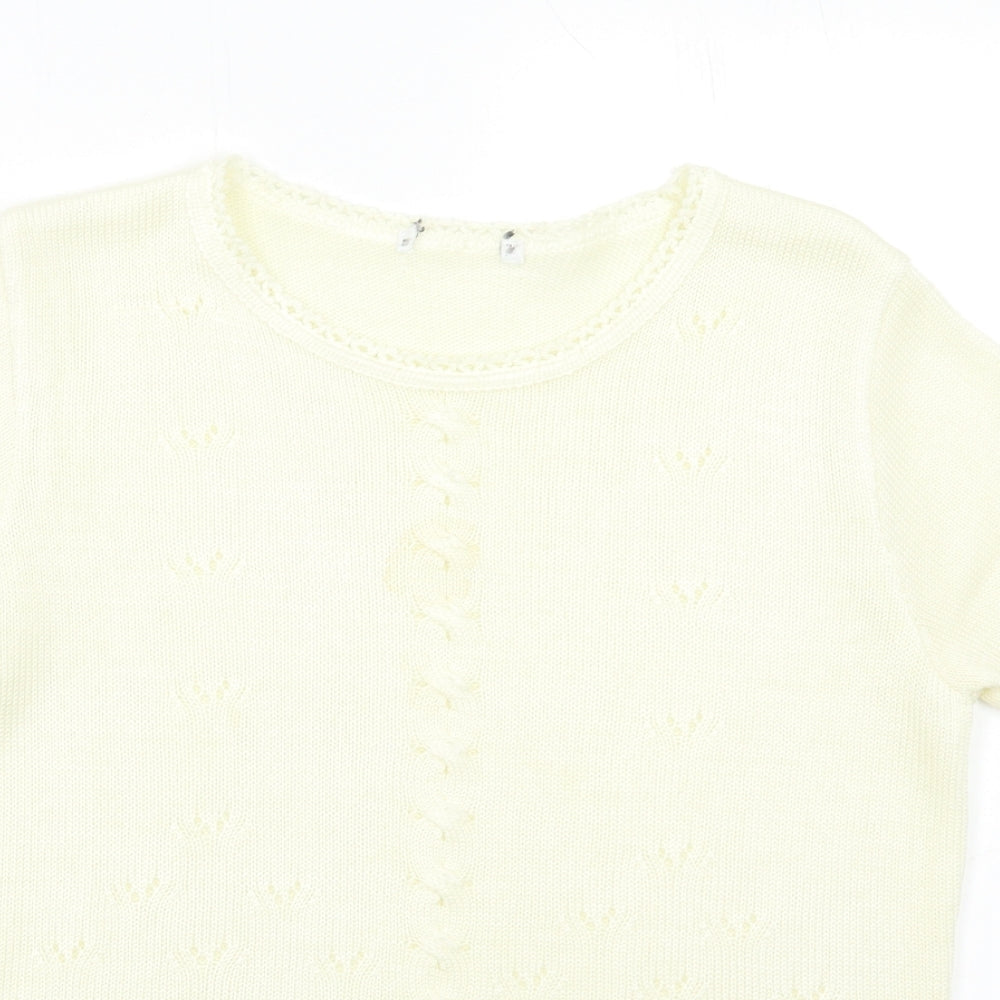 Preworn Womens Ivory   Pullover Jumper Size 12