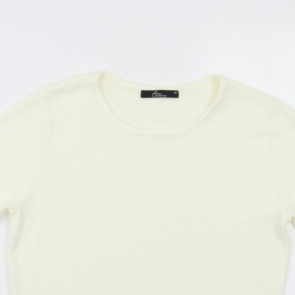 BM Womens Ivory   Pullover Jumper Size S