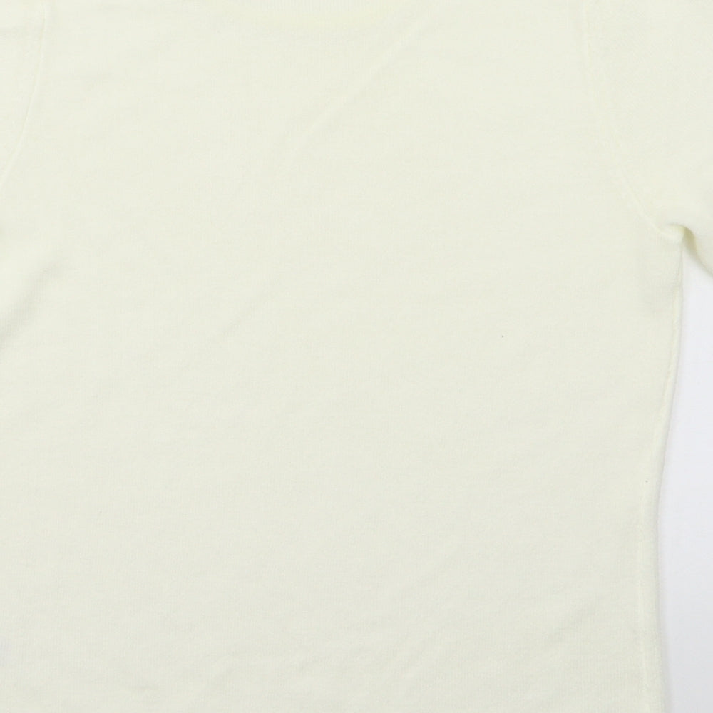 BM Womens Ivory   Pullover Jumper Size S