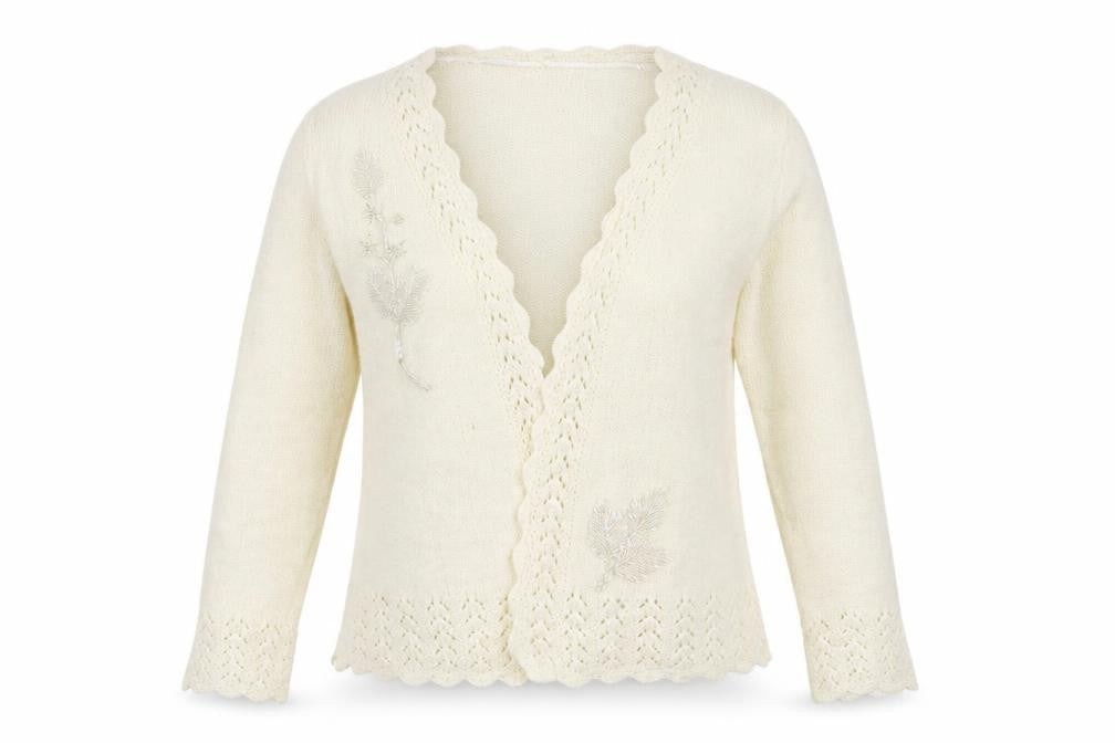 Preworn Womens Ivory   Cardigan Jumper Size L