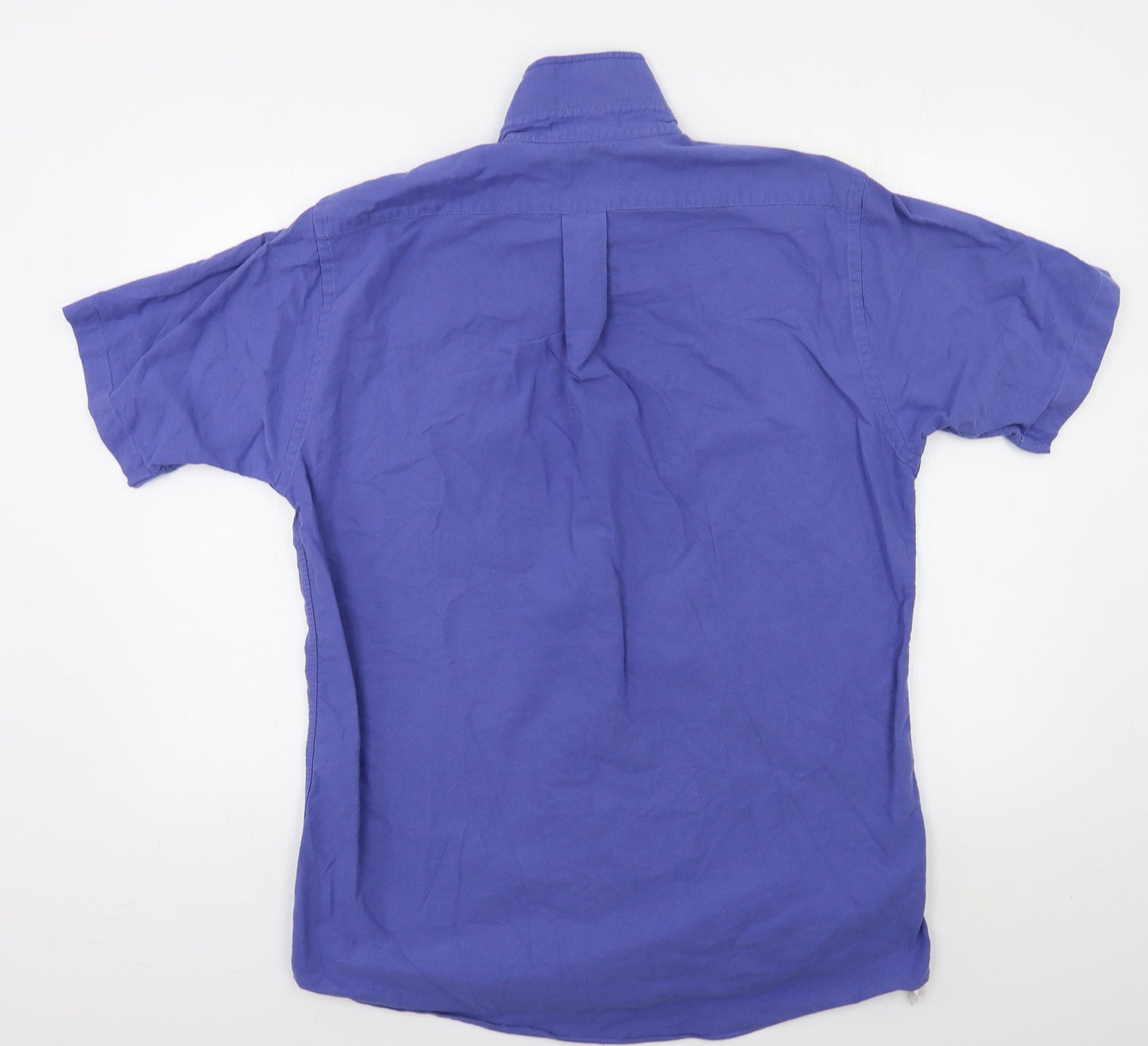 Grant Thomas Mens Blue    Button-Up Size 15.5