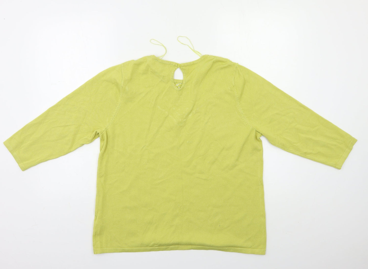 Bonmarché Womens Green   Pullover Jumper Size 18