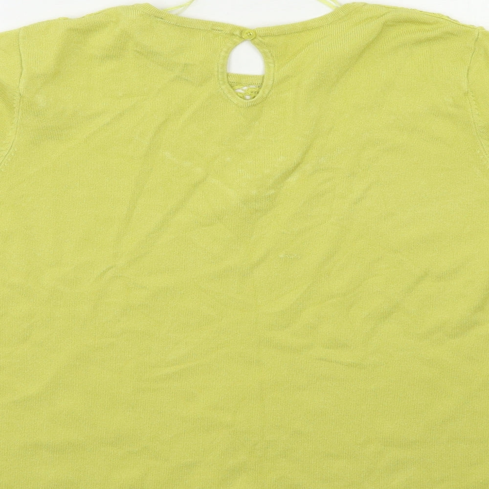 Bonmarché Womens Green   Pullover Jumper Size 18