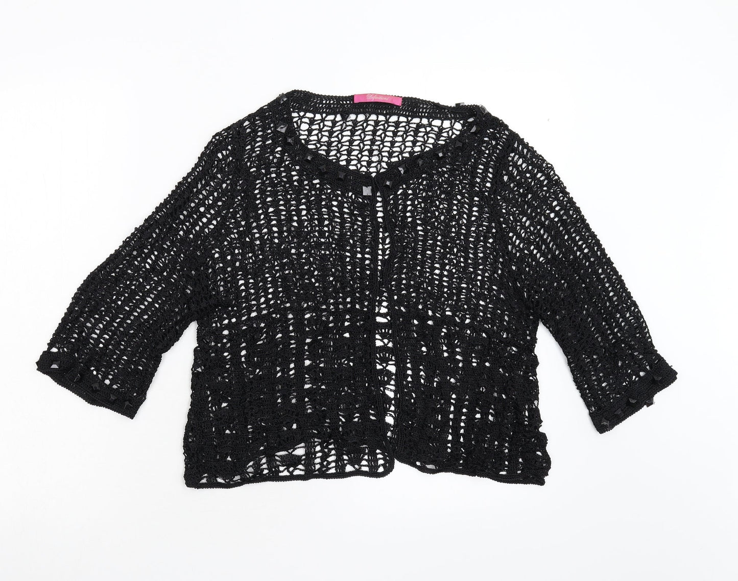 Definitions Womens Black   Cardigan Jumper Size M
