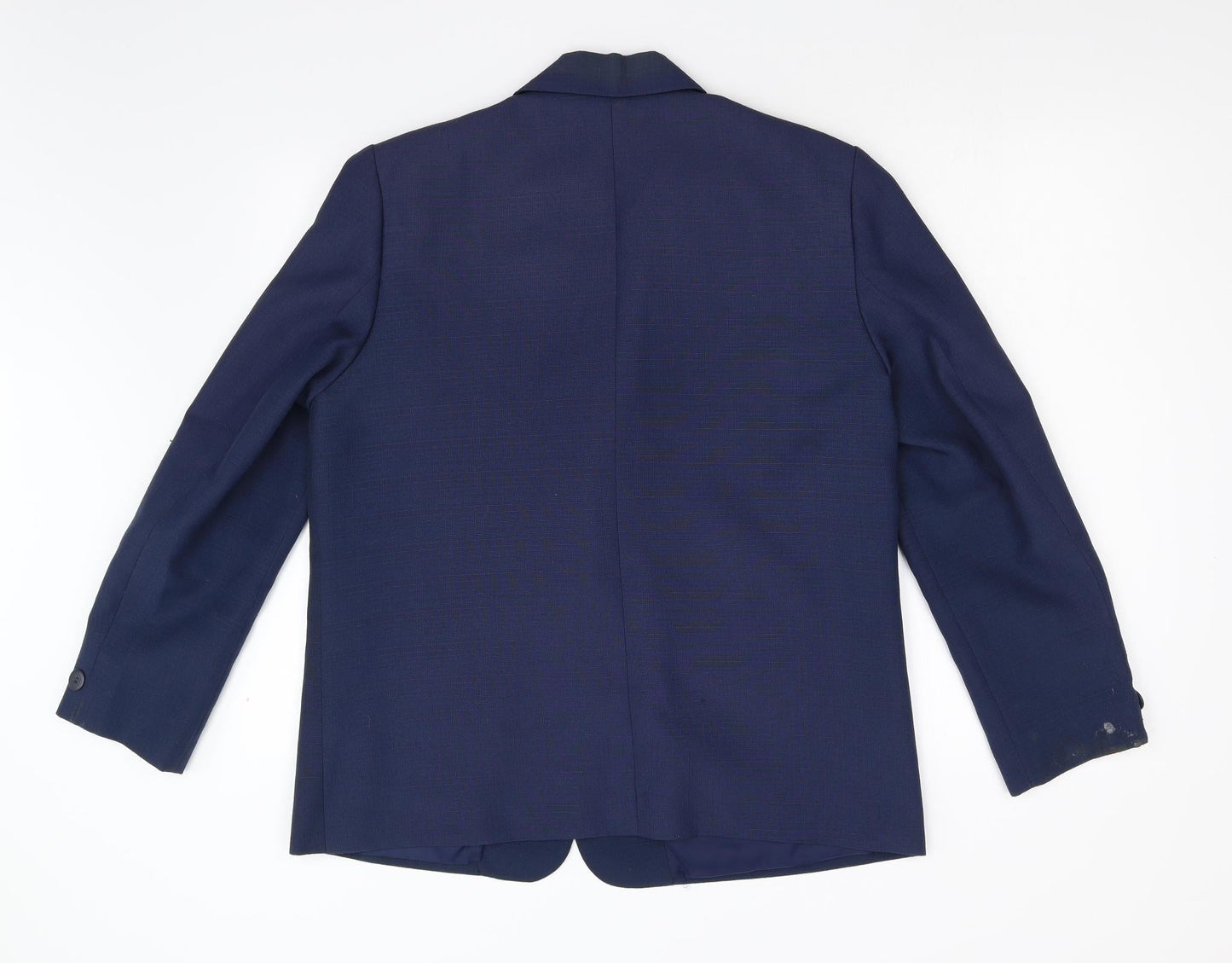 Preworn Womens Blue   Jacket Suit Jacket Size 16