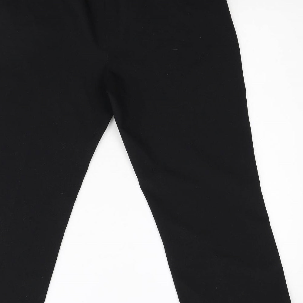 Nutmeg Womens Black   Trousers  Size 14 L26 in