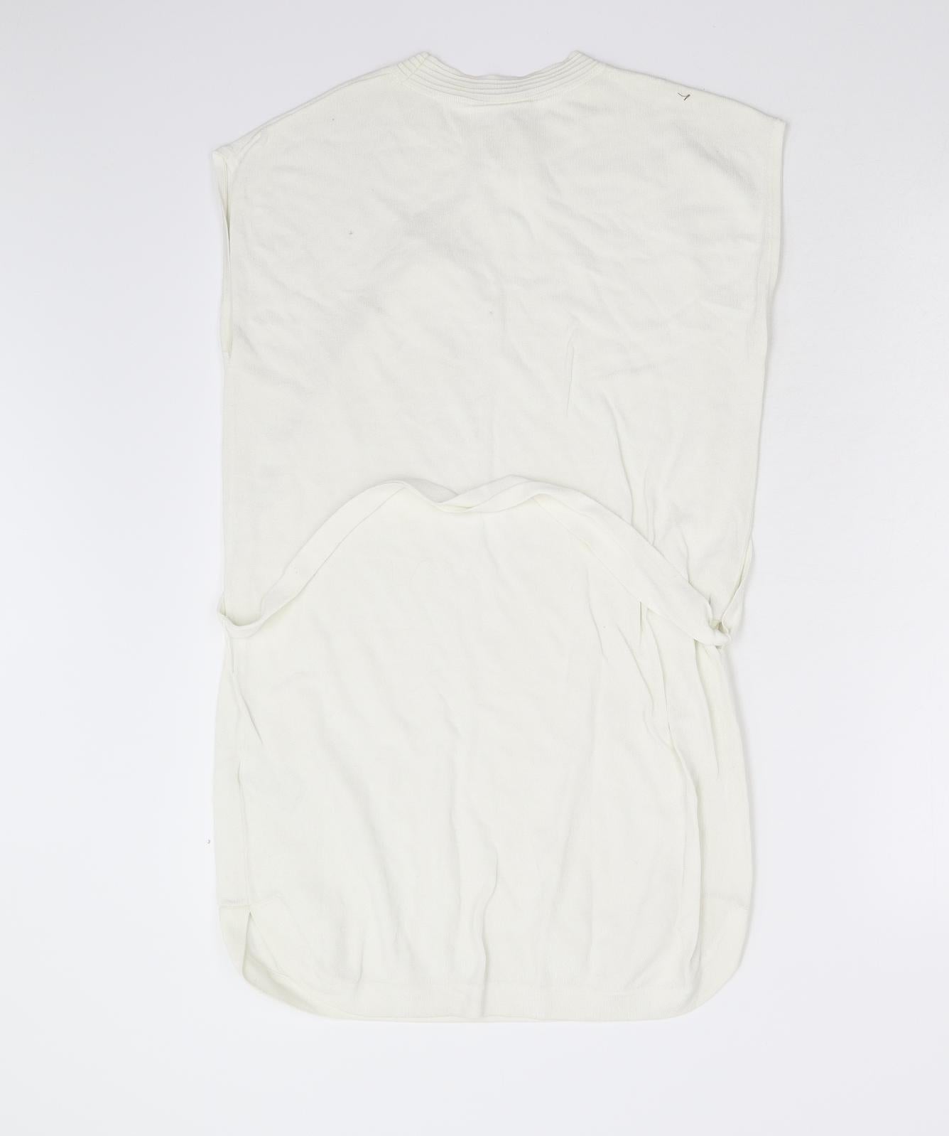 Warehouse  Womens Ivory   Tunic Jumper Size 10