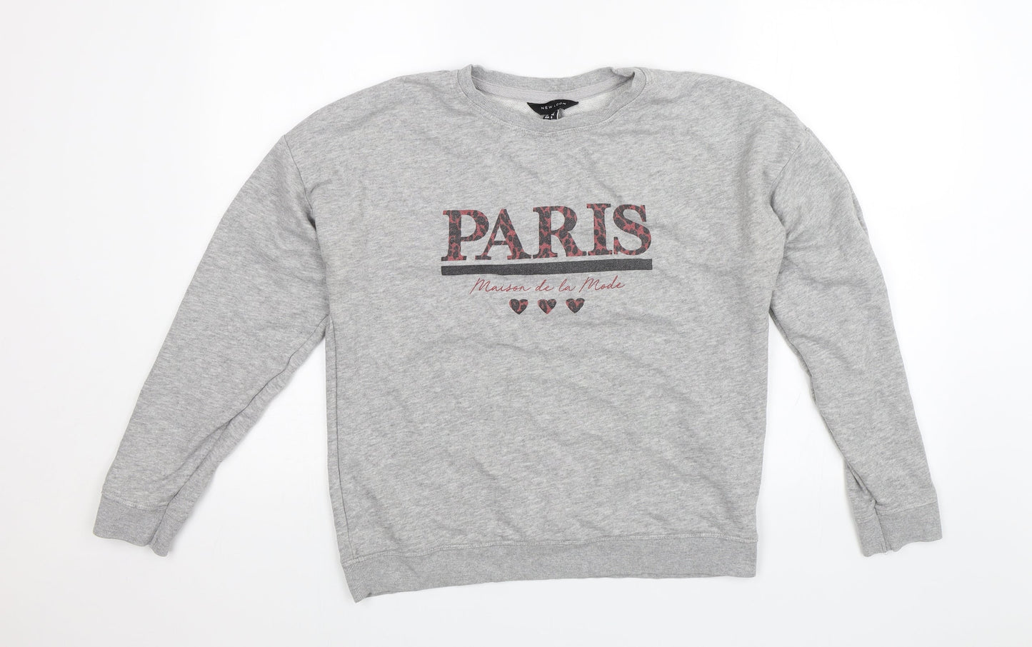 New Look Womens Grey   Pullover Jumper Size 12  - Paris