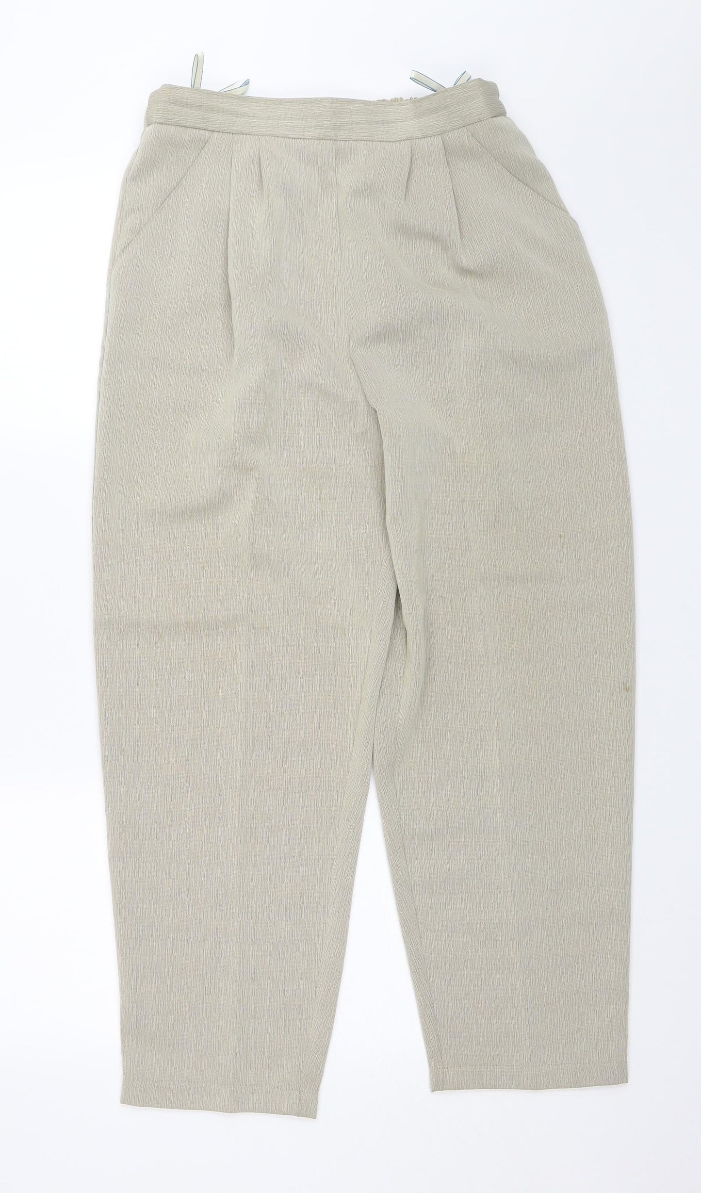 C&A Womens Beige   Capri Trousers Size 14 L26 in