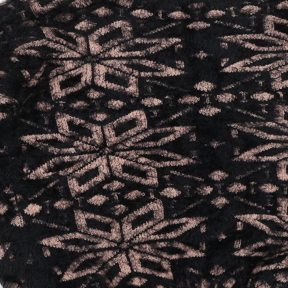 Atmosphere Womens Black Floral  Pullover Jumper Size 14