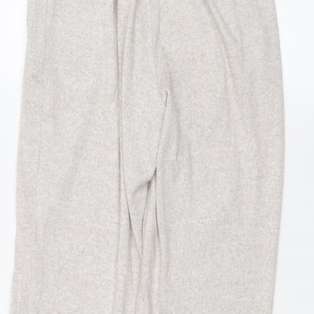 F&F Womens White   Sweatpants Trousers Size 8 L25 in