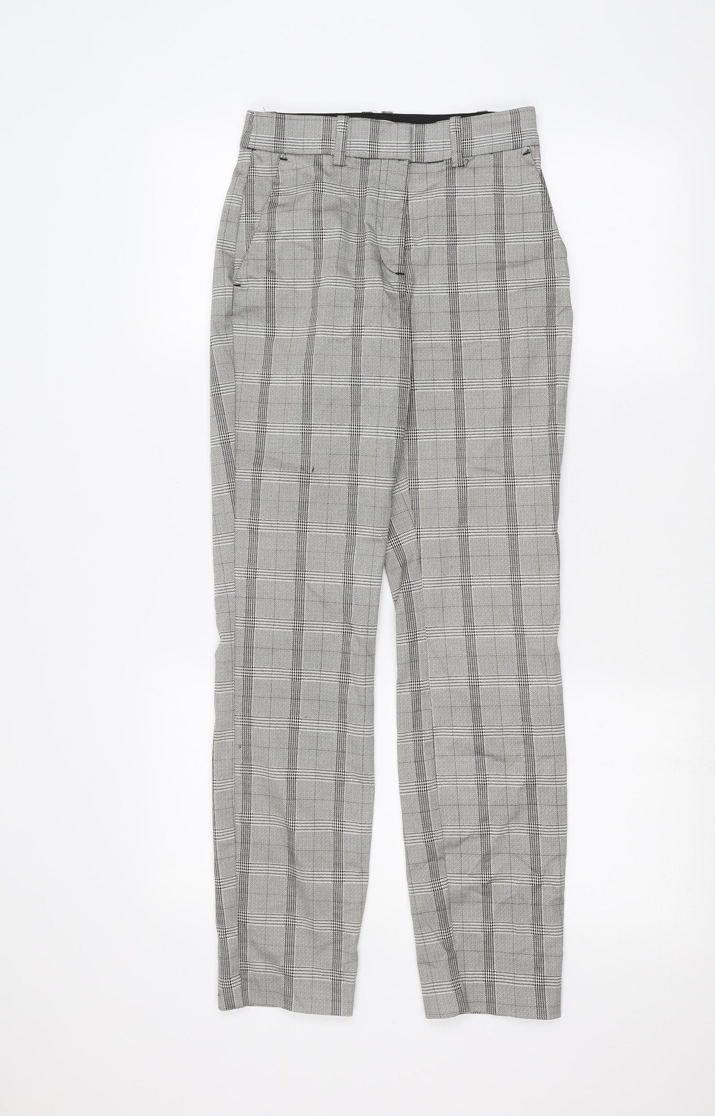 H&M Womens White   Trousers  Size 6 L26 in