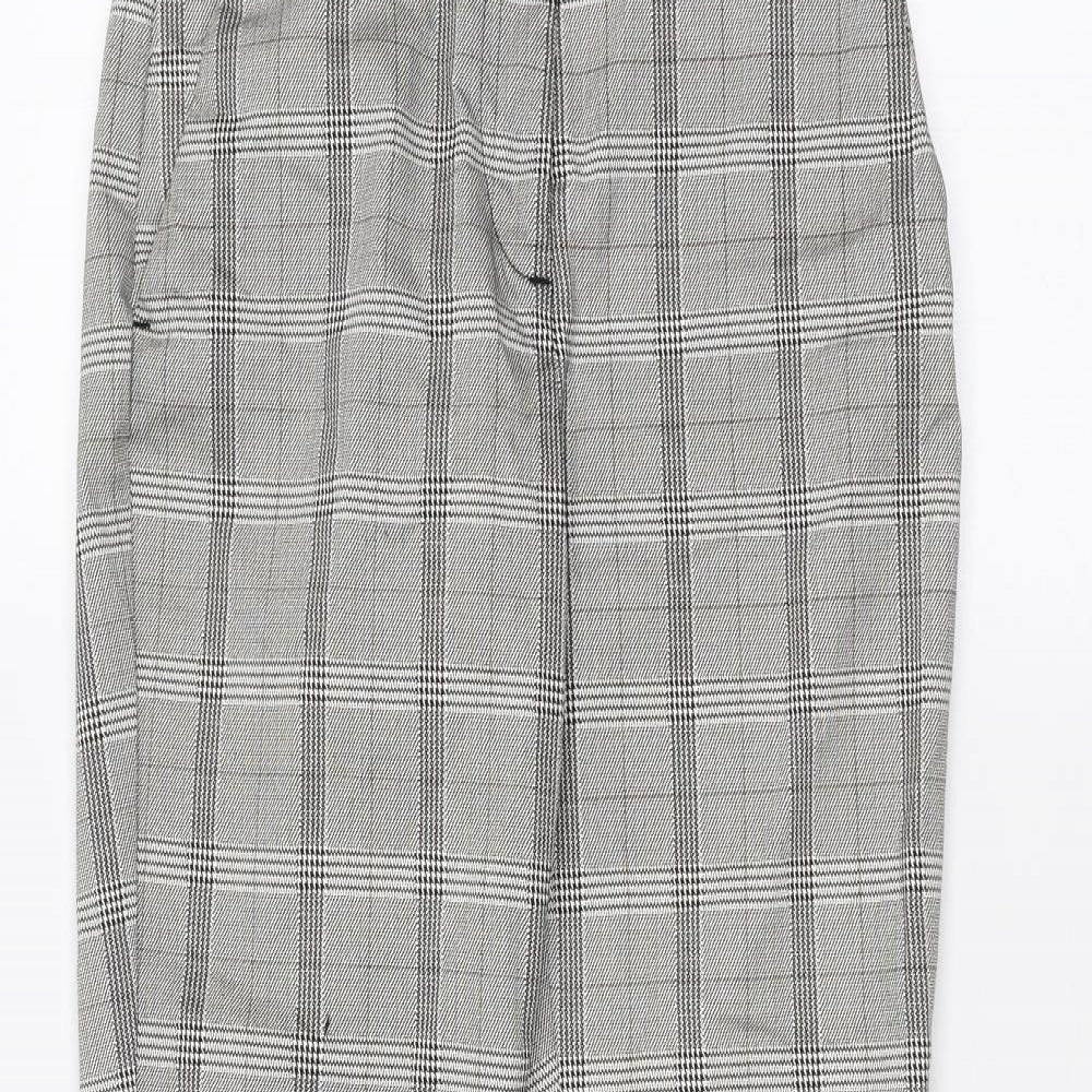 H&M Womens White   Trousers  Size 6 L26 in