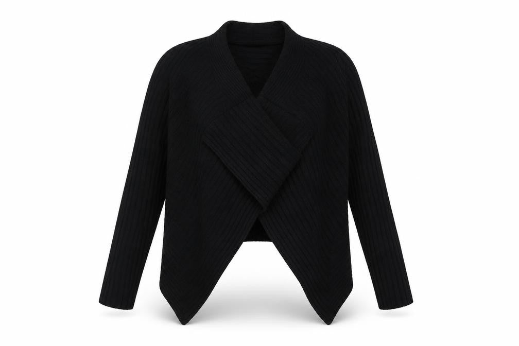 Preview Womens Black   Cardigan Jumper Size S