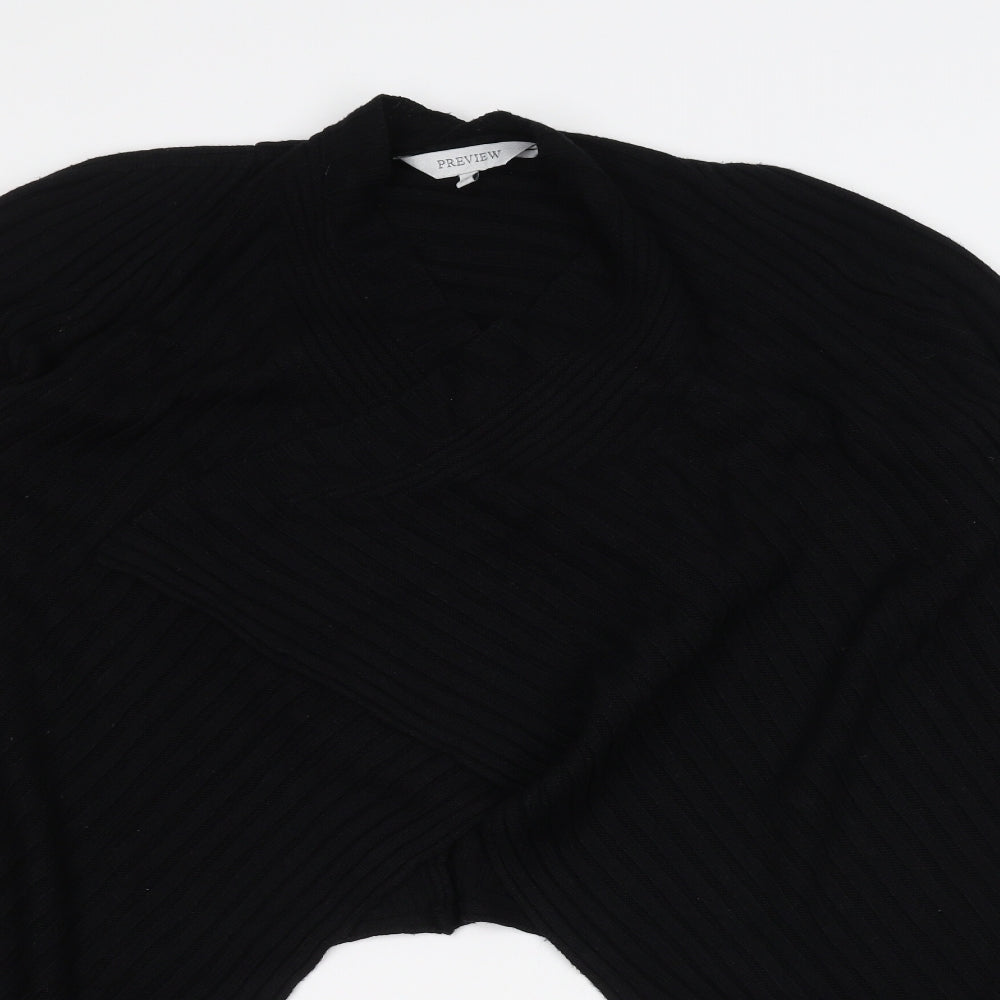 Preview Womens Black   Cardigan Jumper Size S