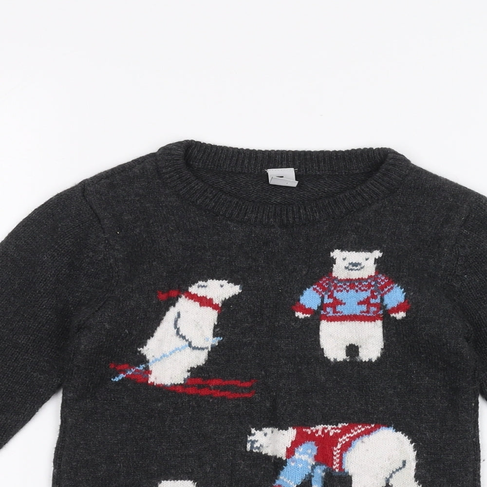 TU Girls Black   Pullover Jumper Size 3-4 Years