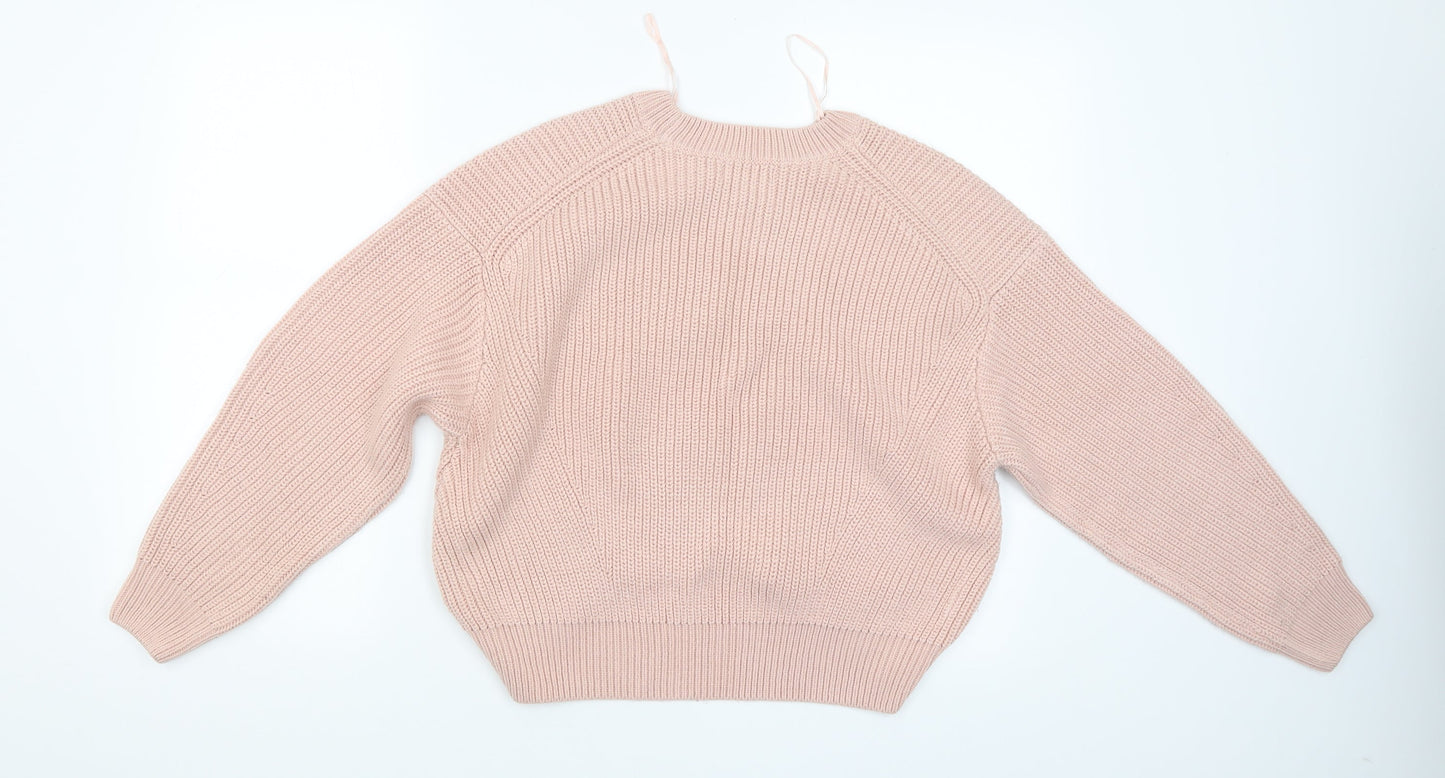 New Look Womens Pink   Pullover Jumper Size S