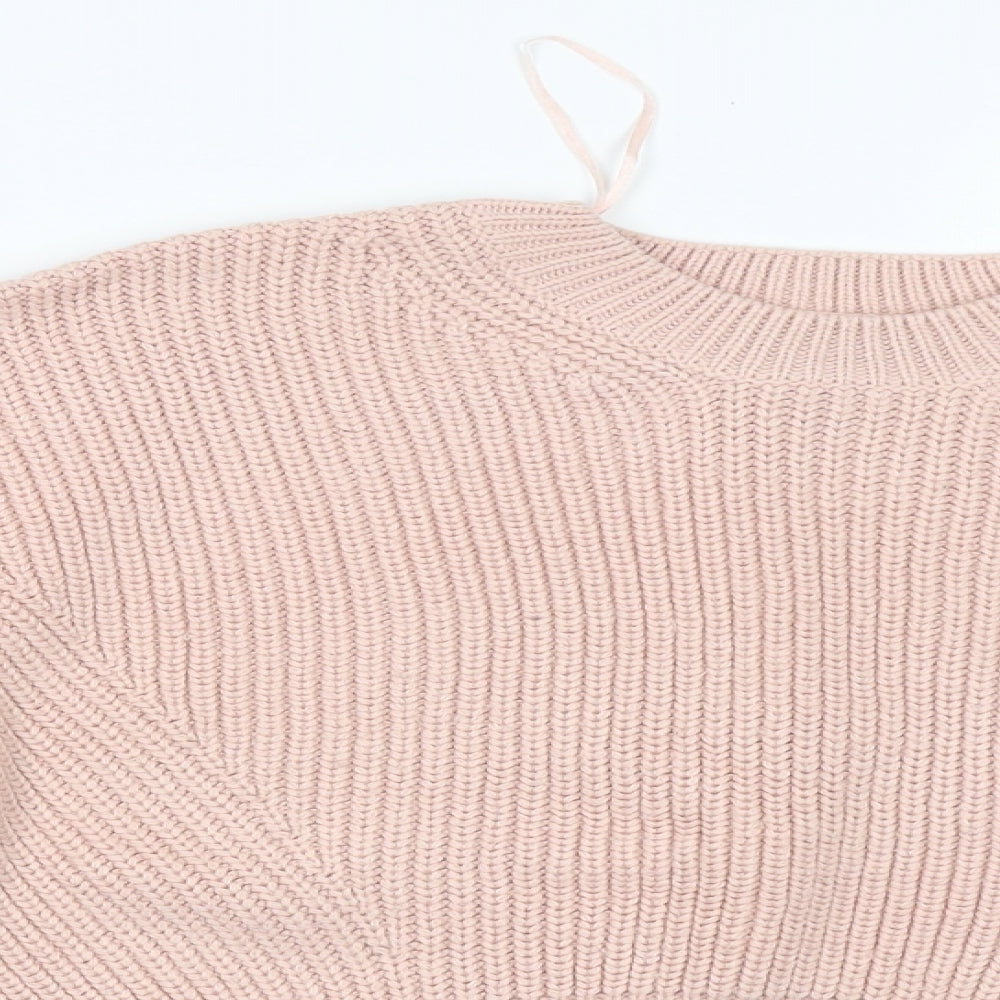 New Look Womens Pink   Pullover Jumper Size S