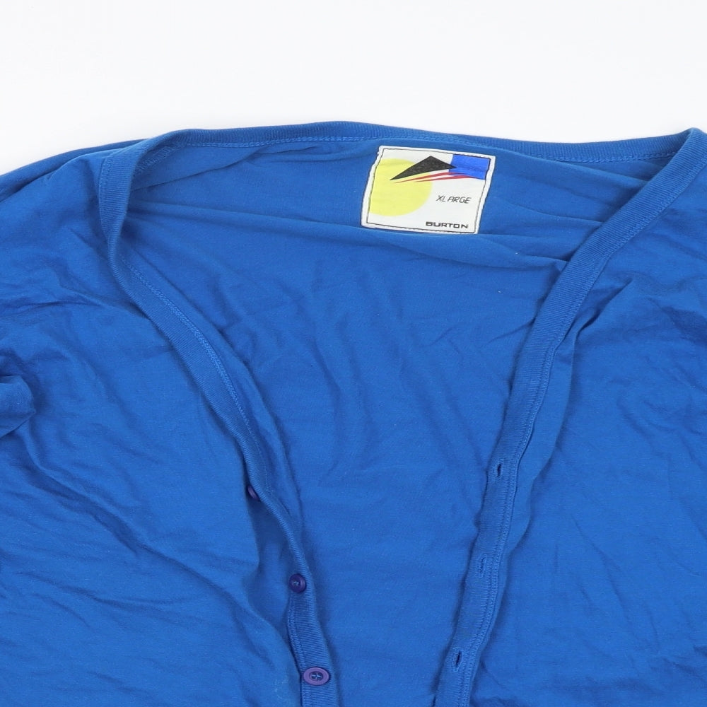 Burton Womens Blue   Cardigan Jumper Size XL