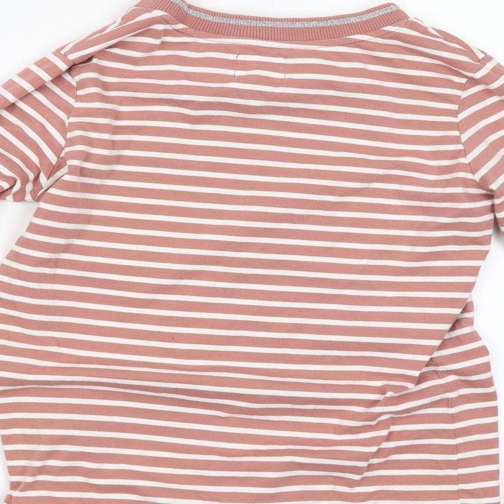 NEXT Womens Pink Striped  Pullover Jumper Size S  - Tea and Fuzzy Socks