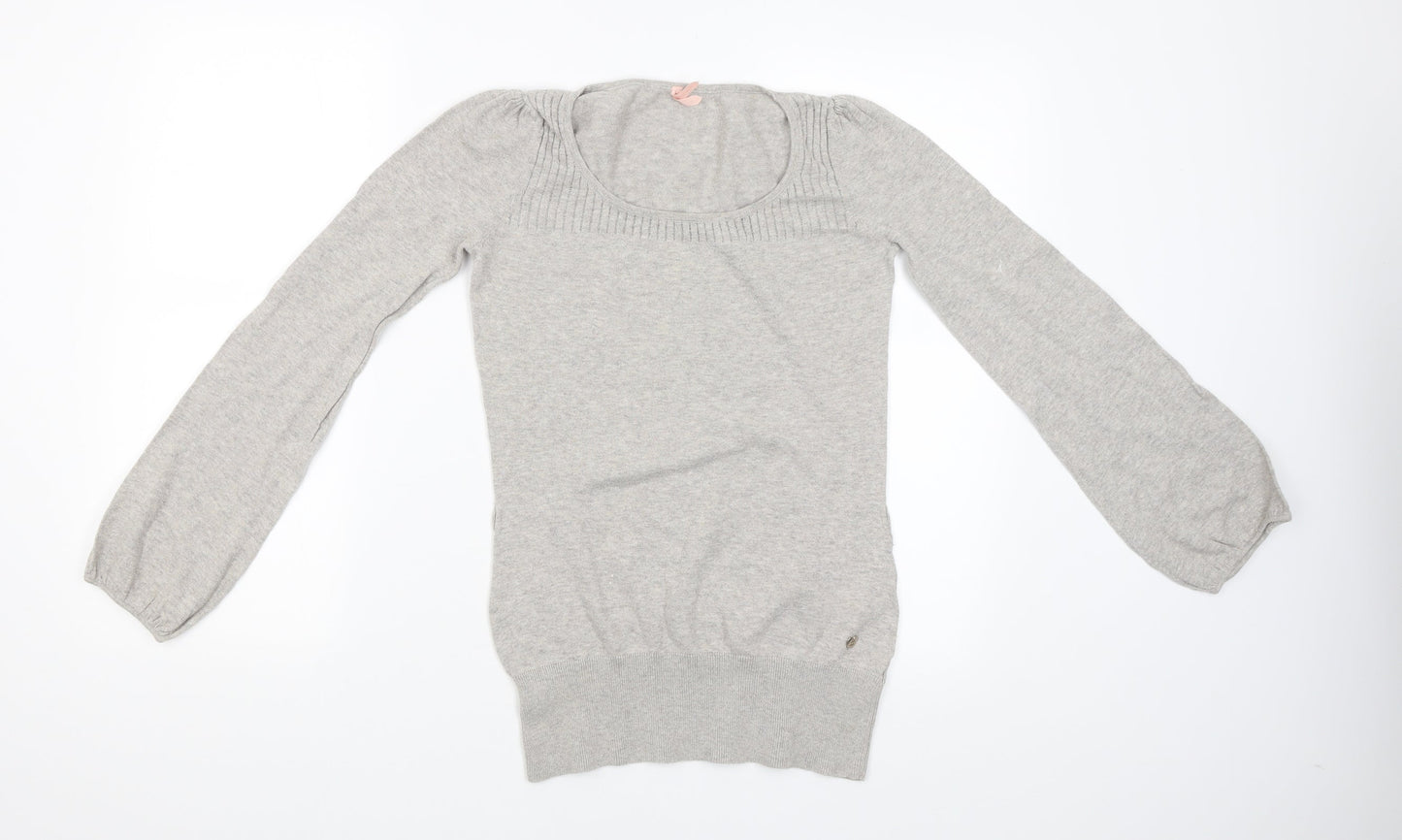 Miso Womens Grey   Pullover Jumper Size S