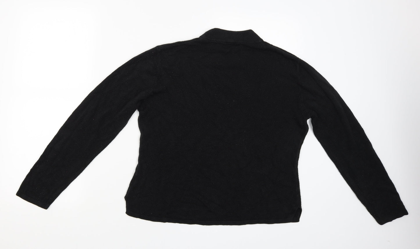 Sarah Hamilton Womens Black   Pullover Jumper Size L