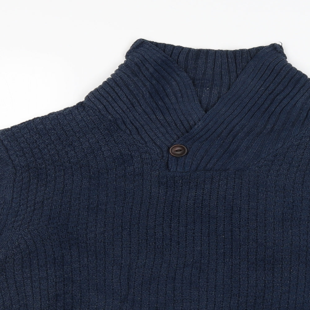 Peacocks Womens Blue   Pullover Jumper Size M
