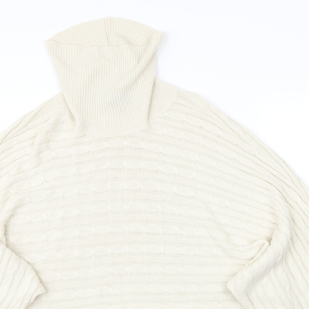 New Look Womens Beige Striped  Pullover Jumper Size L
