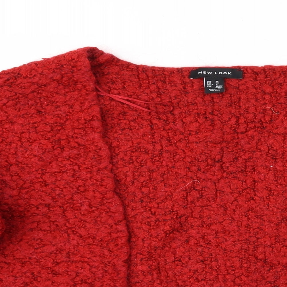New Look Womens Red   Full Zip Jumper Size M