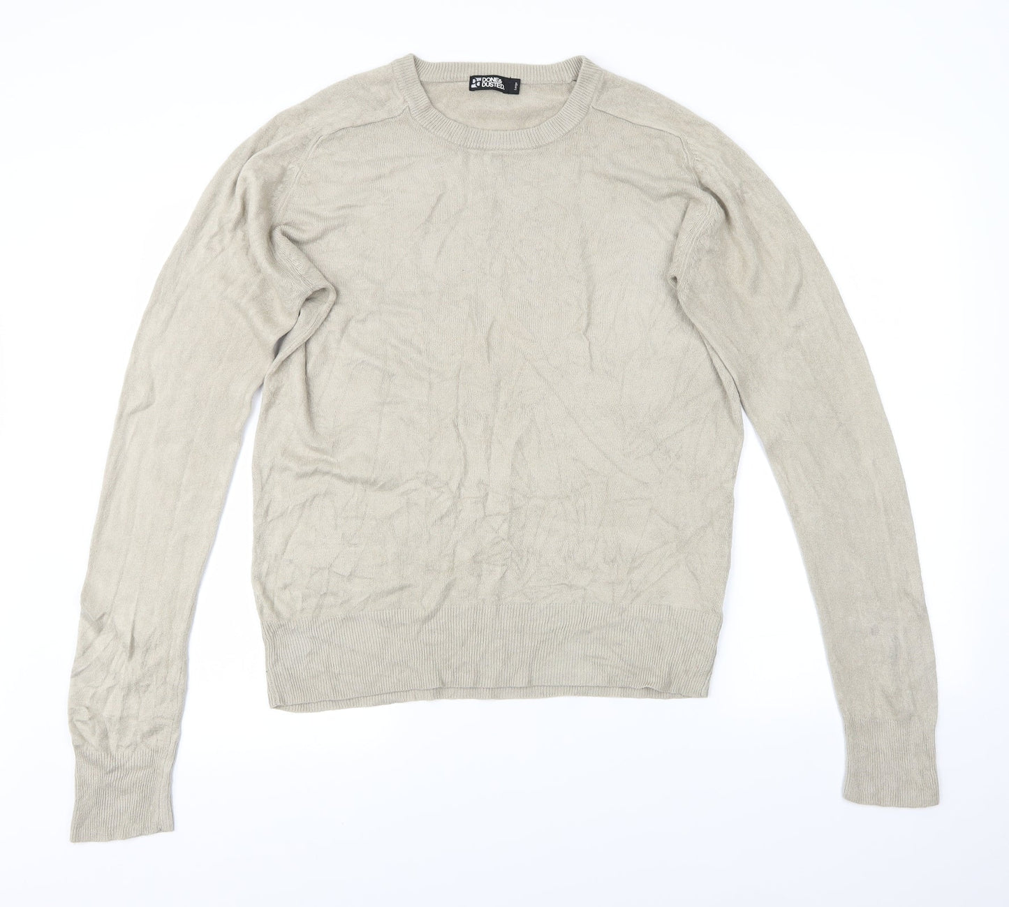 Done & Dusted Mens Green   Pullover Jumper Size L