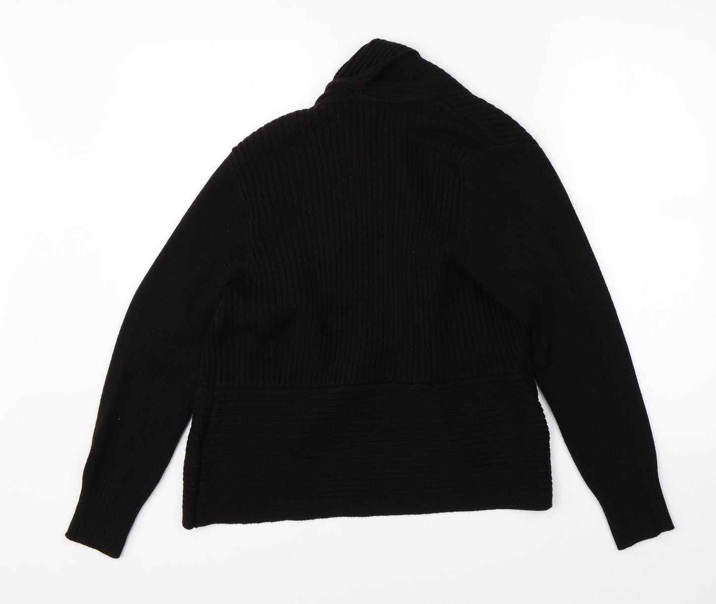 H&M Womens Black   Cardigan Jumper Size L