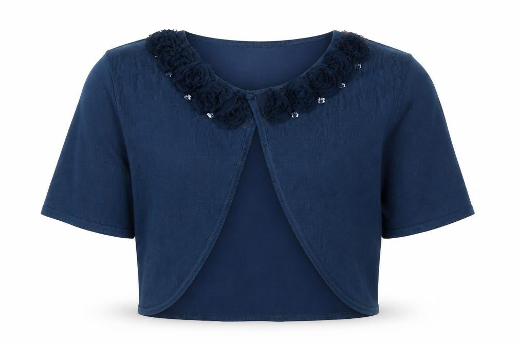 Nightingales Girls Blue   Cardigan Jumper Size 14 Years