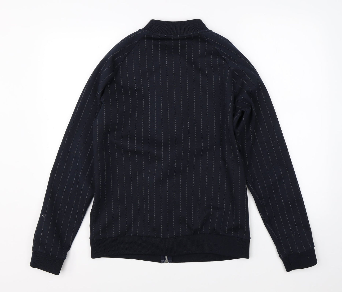Boohoo Mens Blue Striped  Jacket  Size S