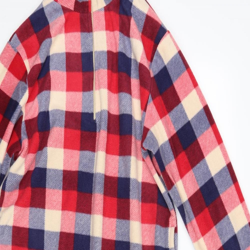 Slenderella Womens Multicoloured Check  Pullover Jumper Size M