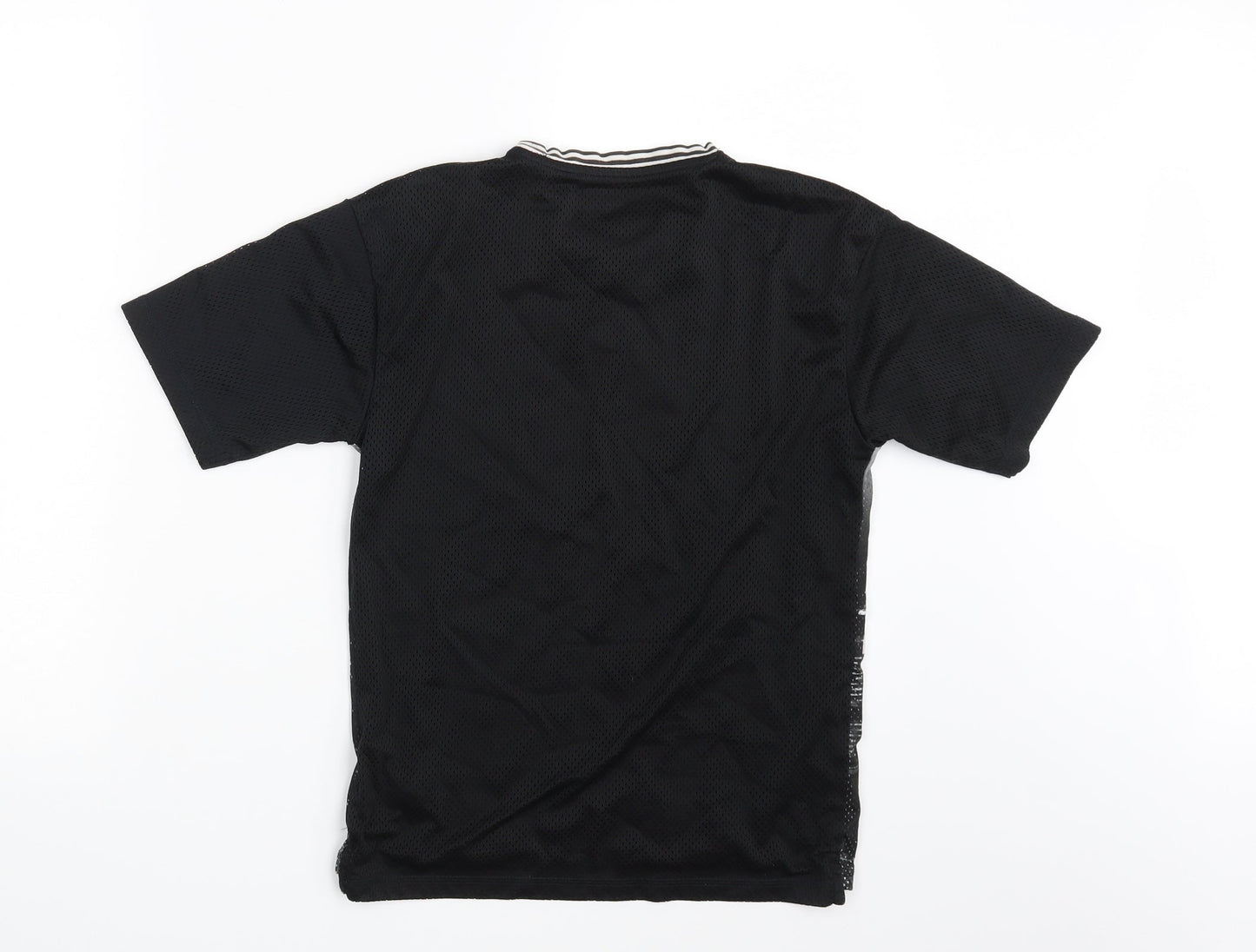 F&F Boys Black   Basic T-Shirt Size 8-9 Years