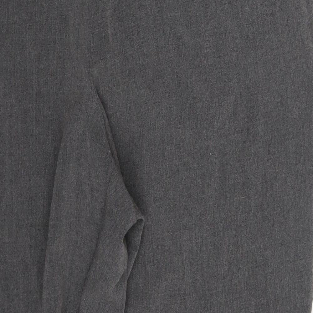 Isle Womens Grey   Dress Pants Trousers Size 16 L26 in