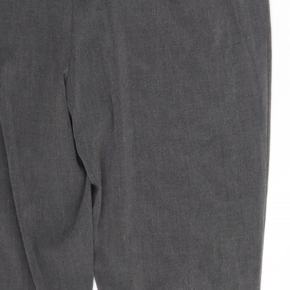 Isle Womens Grey   Dress Pants Trousers Size 16 L26 in