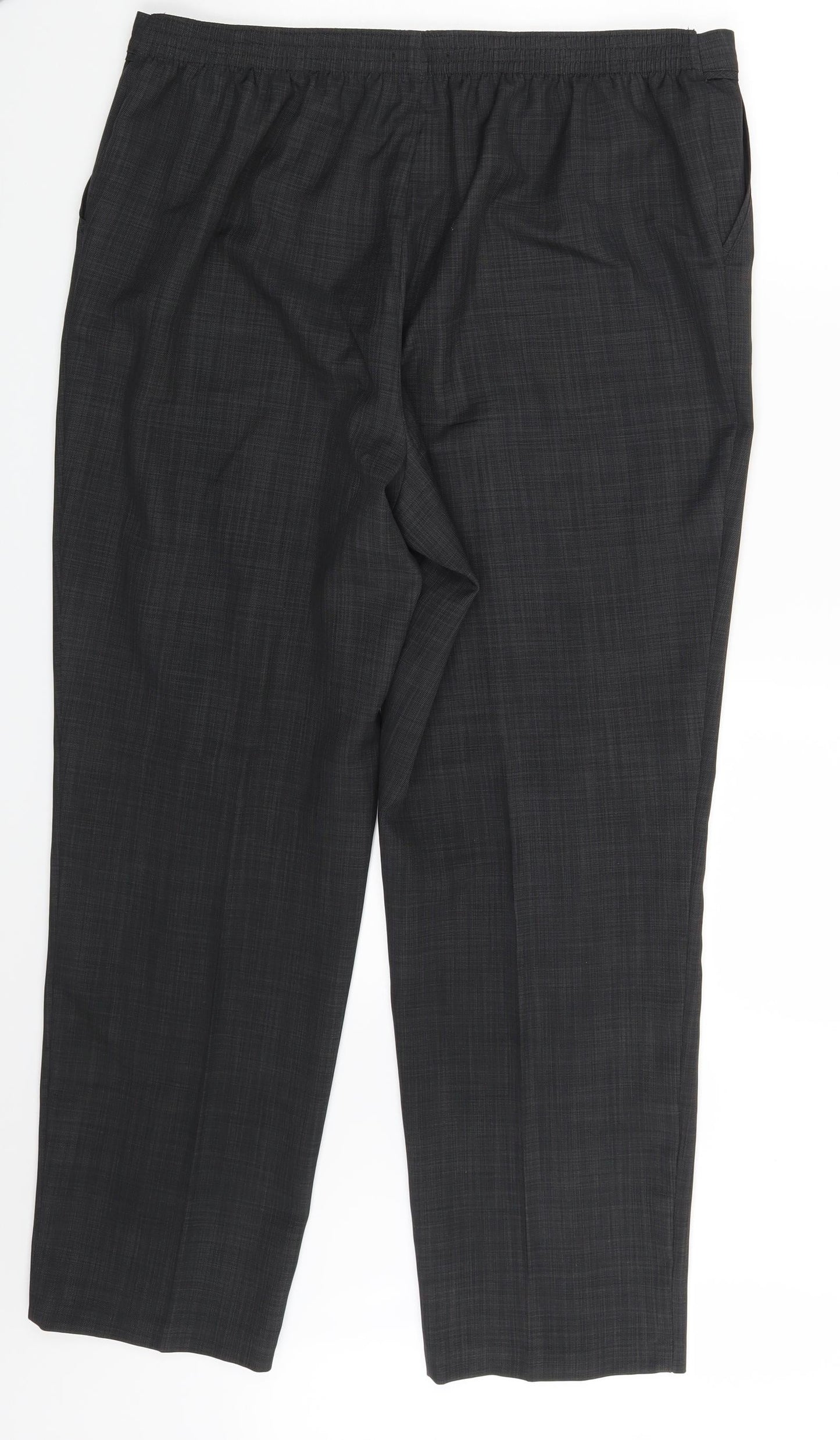 Classic Womens Grey   Dress Pants Trousers Size 18 L27 in