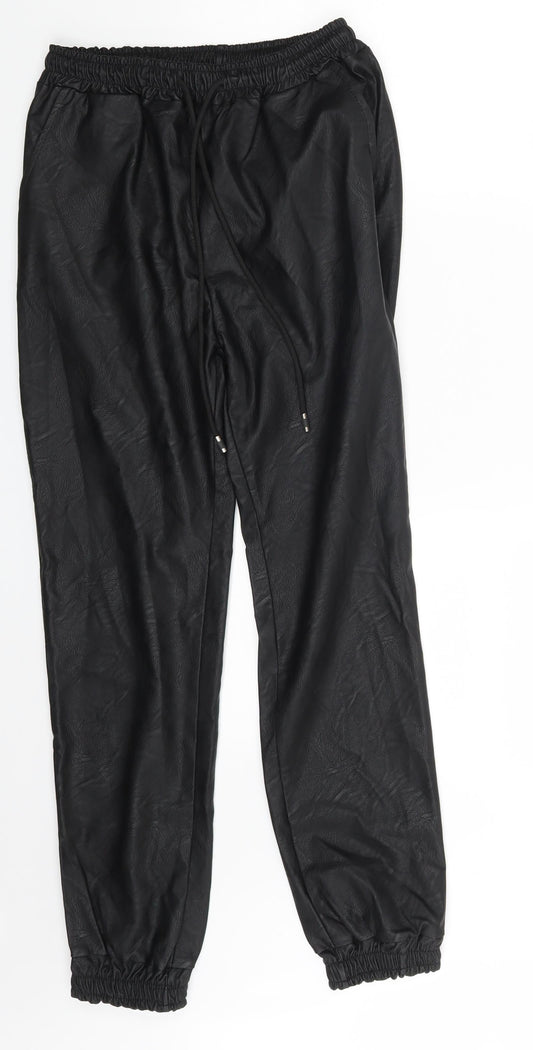 Today Womens Black   Jogger Trousers Size 8 L26 in