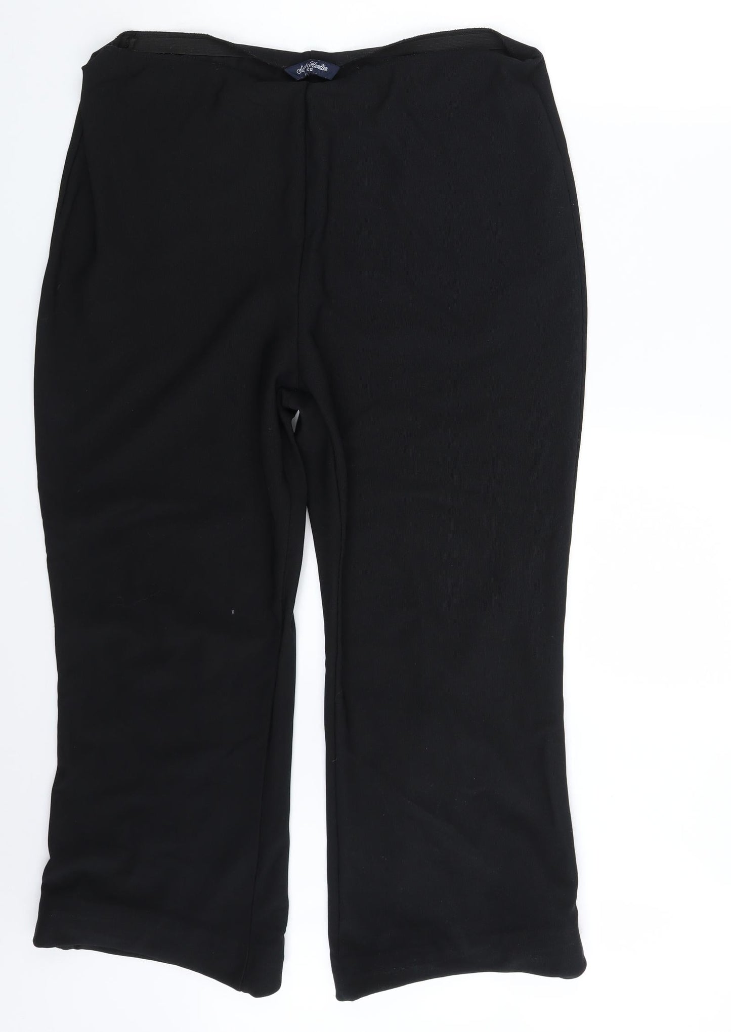 Sarah Hamilton   Womens Black   Sweatpants Trousers Size 20 L23 in