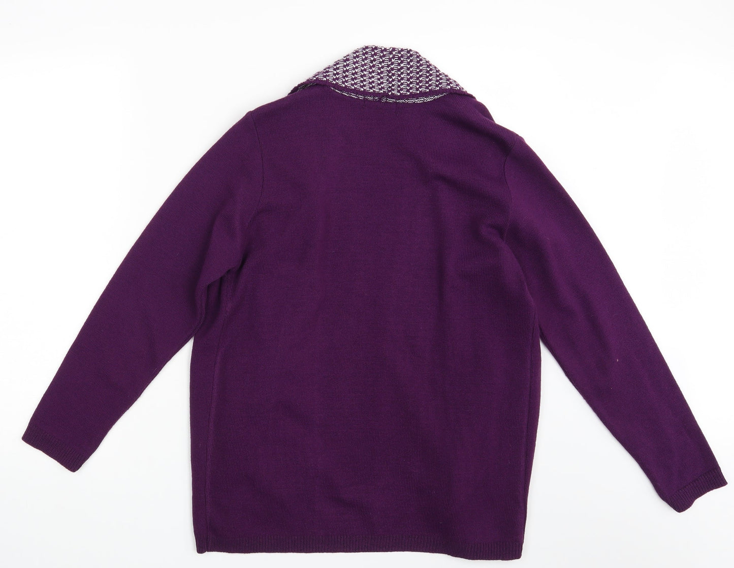 ME Womens Purple   Cardigan Jumper Size M