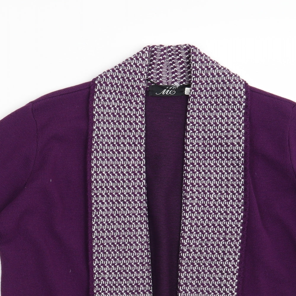 ME Womens Purple   Cardigan Jumper Size M