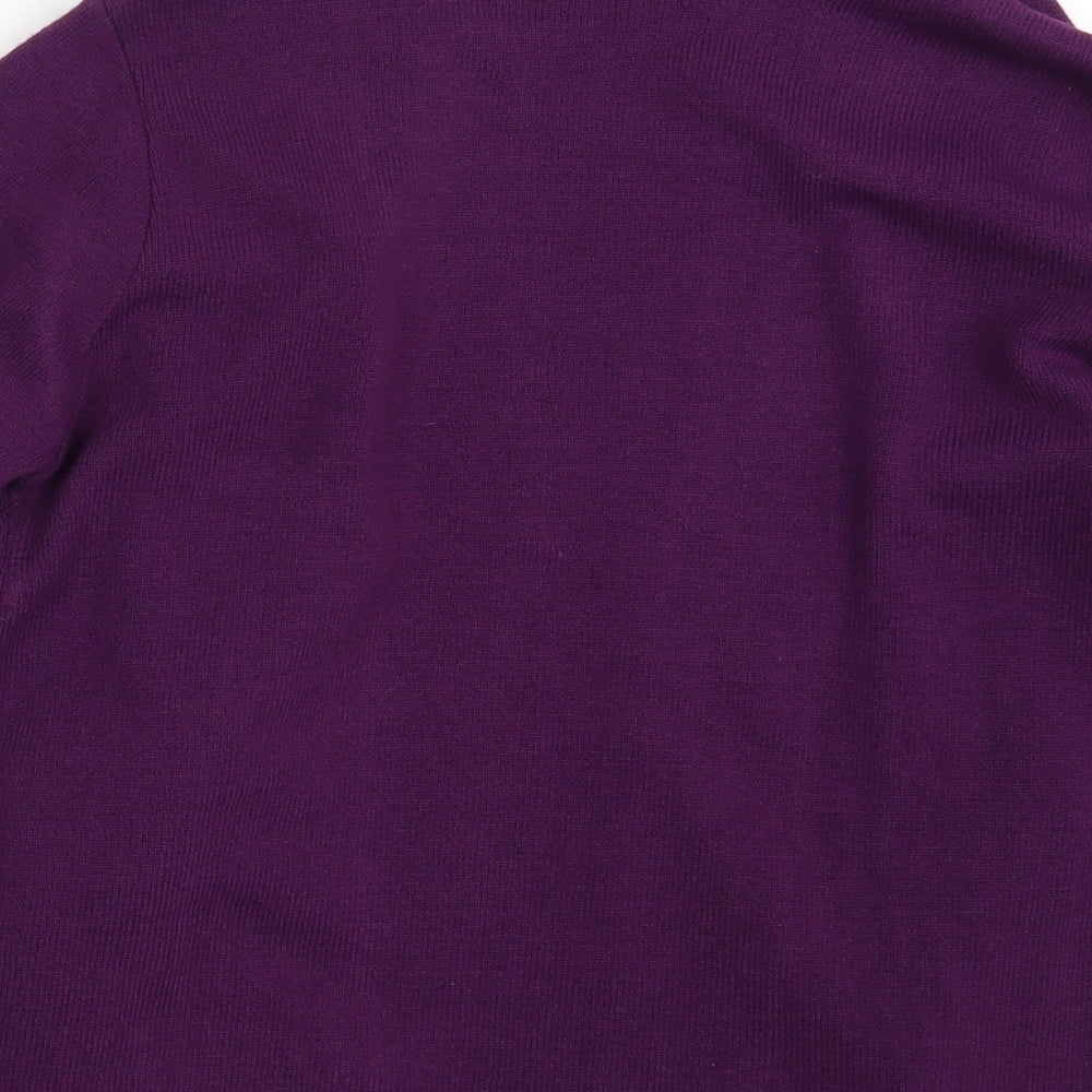 ME Womens Purple   Cardigan Jumper Size M