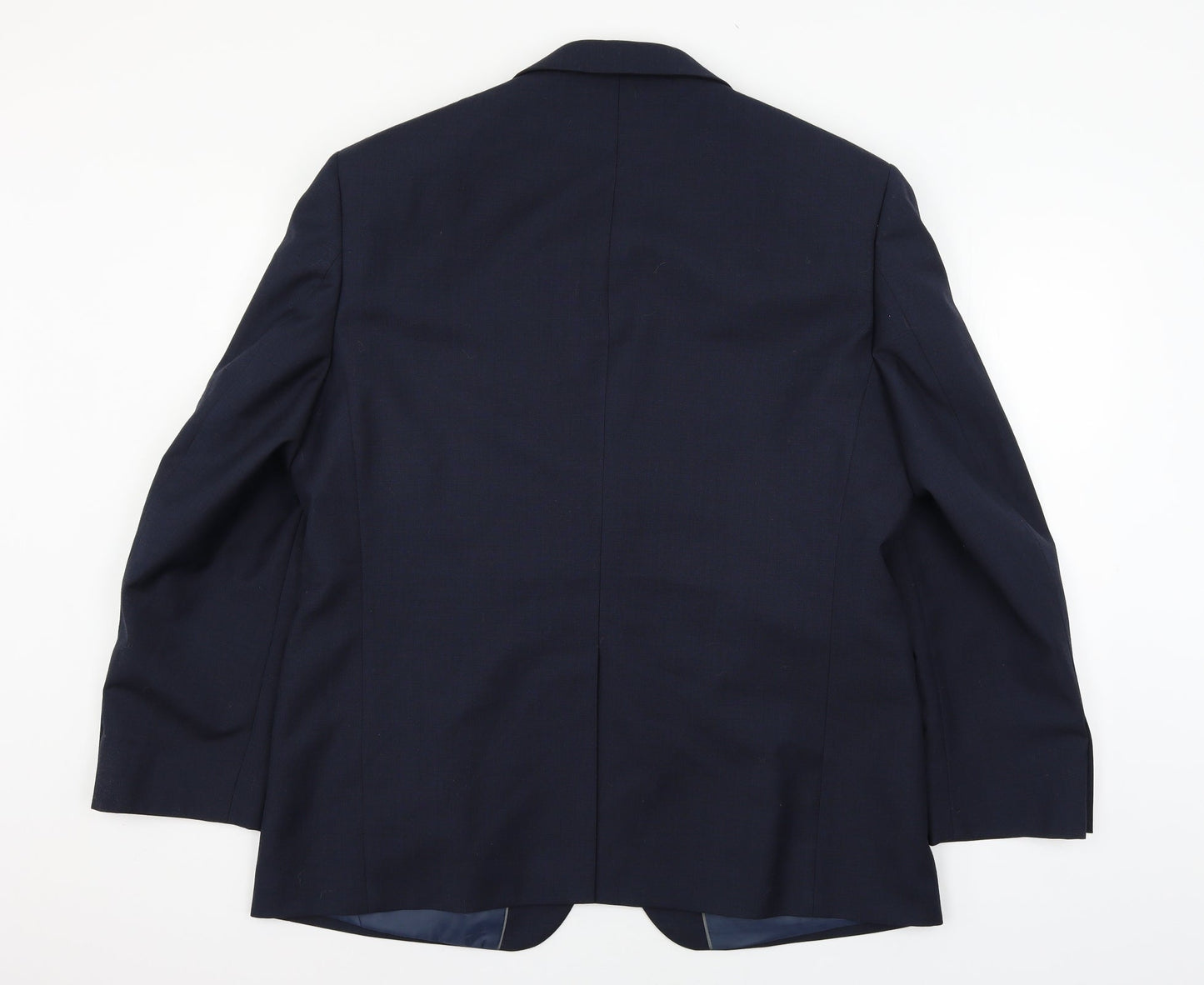 Marks and Spencer Mens Blue Striped  Jacket Suit Jacket Size XL