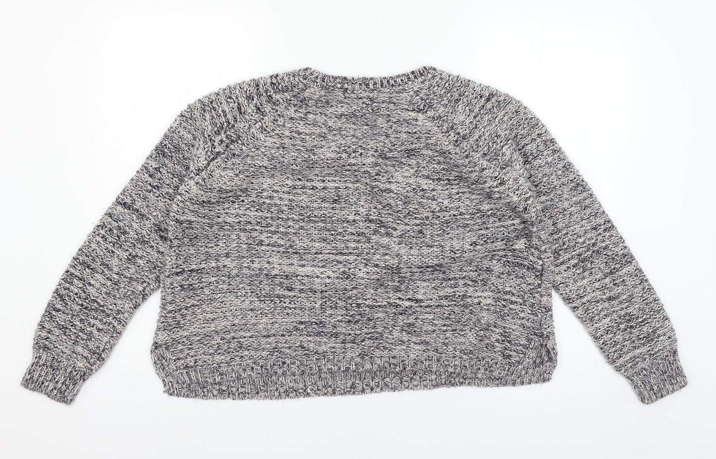 Papaya Womens Grey  Knit Pullover Jumper Size 14