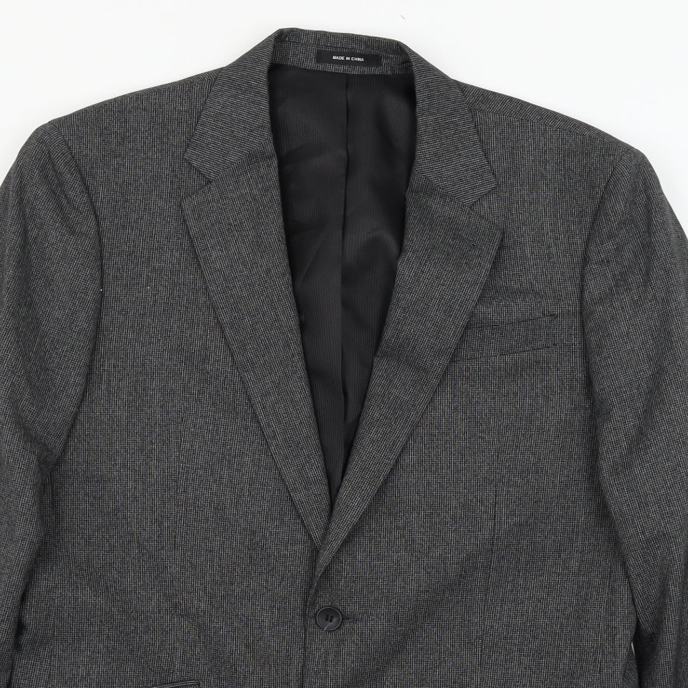 Cedar Wood State Mens Grey   Jacket Suit Jacket Size L