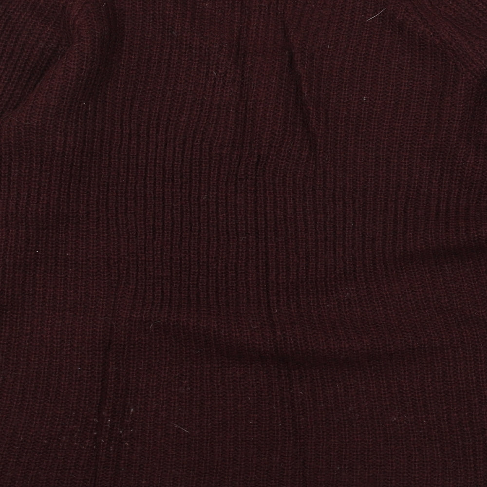Dorothy Perkins Womens Purple  Knit Pullover Jumper Size 10
