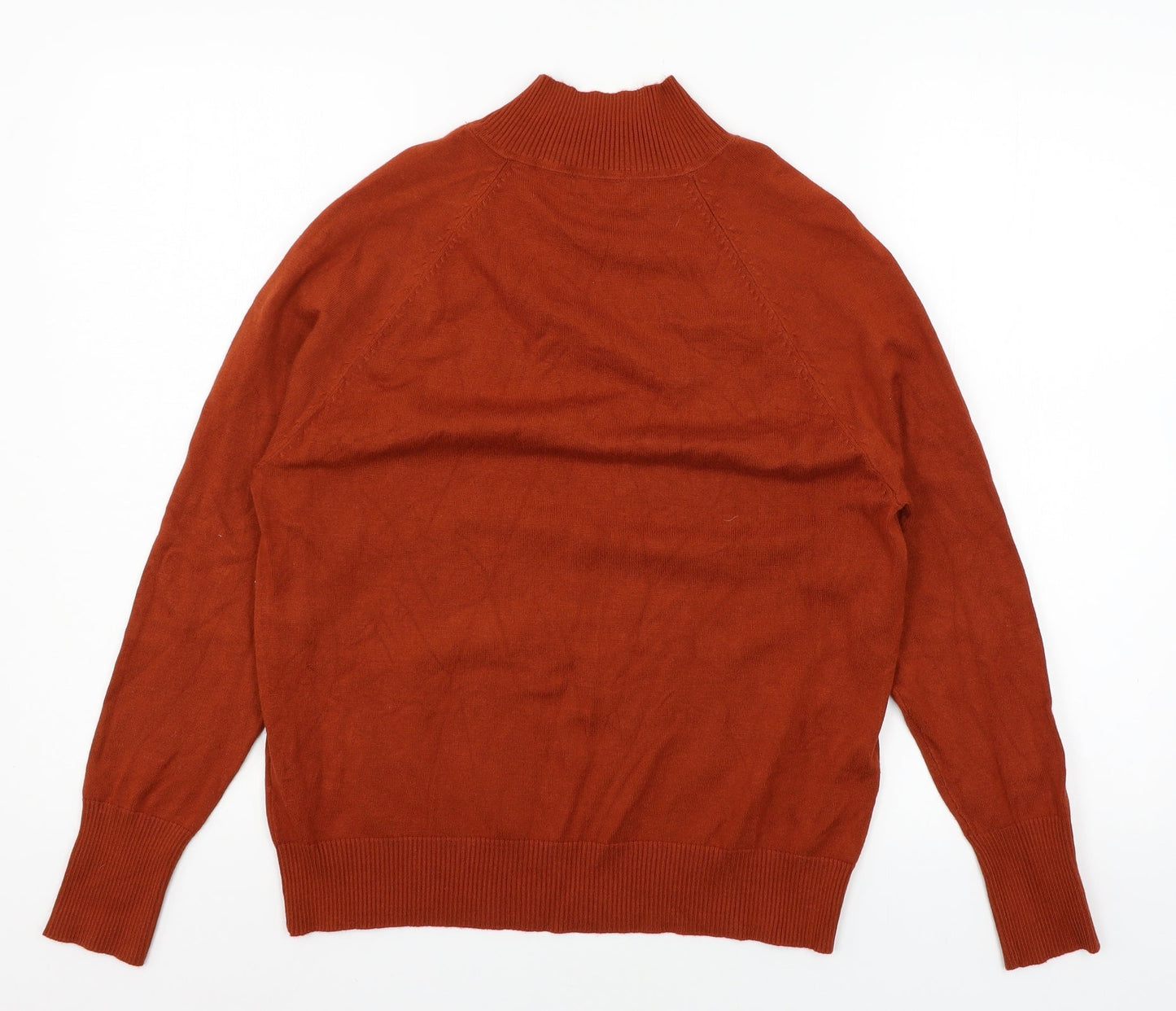 M&Co Womens Brown  Knit Pullover Jumper Size 12