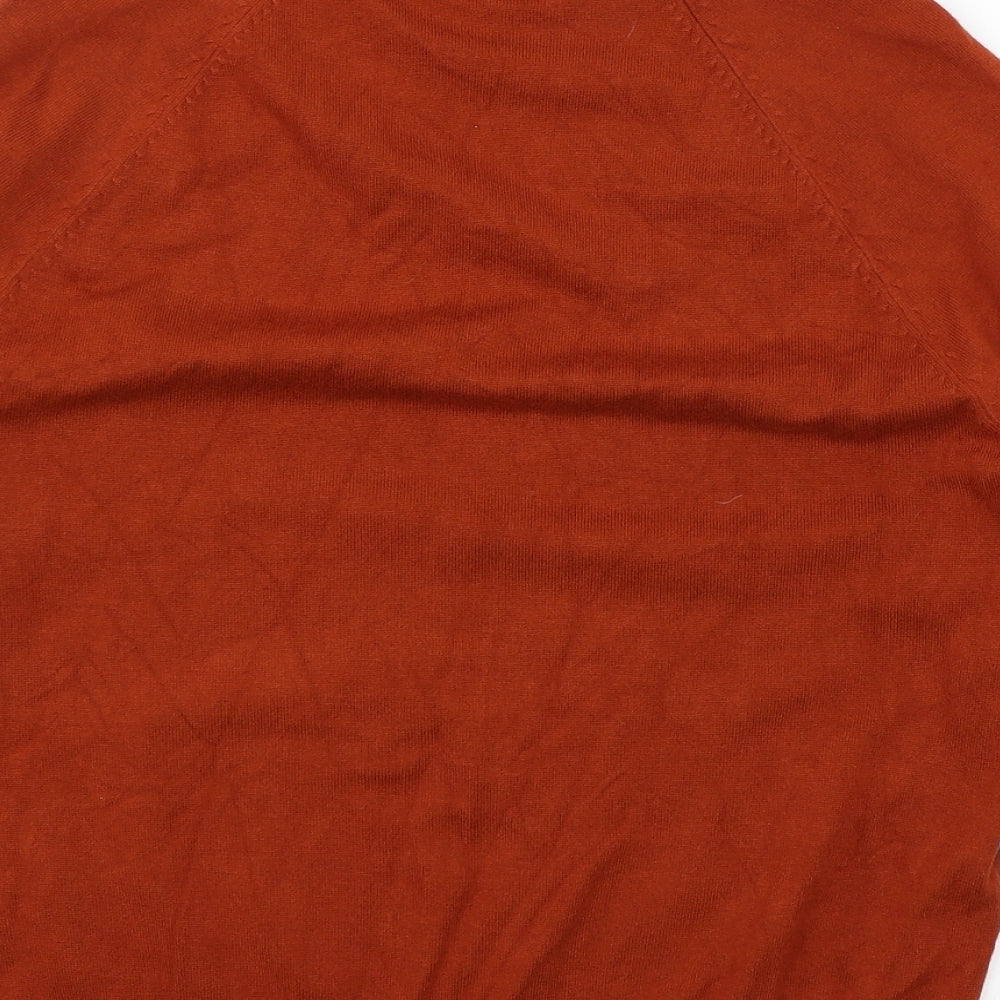 M&Co Womens Brown  Knit Pullover Jumper Size 12
